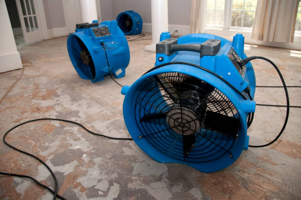 Water damage restoration process in MD